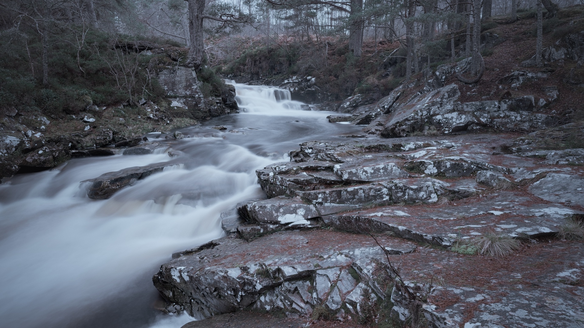 Display image: In the Allt Camghouran Gorge