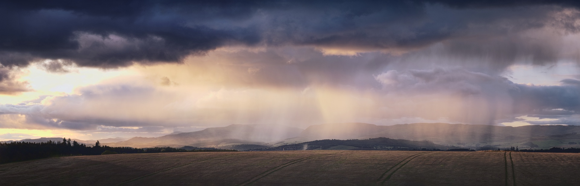 Display image: Sunset and Showers